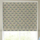 Emily Bond Peggy Made To Measure Roman Blind True Blue