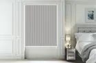 Alpha Blackout Light Grey - Fire Retardant & Moisture Resistant Blackout Vertical Blind