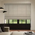 Ante Decor Celest No Joins Sheer Made To Measure Roman Blind Taupe