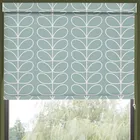 Orla Kiely Jumbo Linear Stem Translucent Made To Measure Roller Blind Aqua