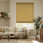 Paleo Linen Saffron Roman Blind