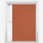 Pop Blackout Burnt Orange Vertical Blind