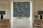 Sara Miller Swallows Forest Green - Designer Roller Blind