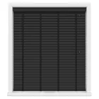 Jet Black With Tapes Eco-wood Motorised Blinds Uk