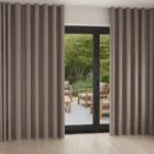 Novi Charcoal Wave Curtain Blinds Uk