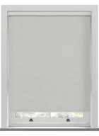 Lintex Pvc Blackout Whisp Grey White Twist Roller Blind