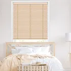 50mm Pine & Hessian Wooden Blinds