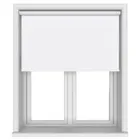 Easton Blackout Snowy White Motorised Roller Blind