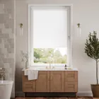 Perfect Fit Sorrento Blackout All White Roller Blind