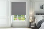 Joni Steel Grey - Textured Roman Blind