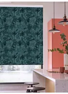 Amazon Teal Tropical Roller Blind By Boon &amp; Blake