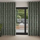 Laura Ashley Pussy Willow Fern Green Wave Curtain Blinds Uk
