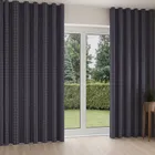 Laura Ashley Gingham French Navy Wave Curtain Blinds Uk