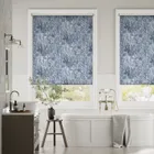 Splash Blackout Anemone Midnight Roller Blind