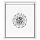 King Charles Coronation 2023 Emblem Monochrome Blinds Uk