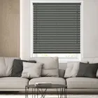 50mm Charcoal Wooden Blinds