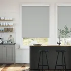Electric Verona Blackout Cool Grey Roller Blind