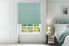 Collodi Aqua - Herringbone Woven Roman Blind