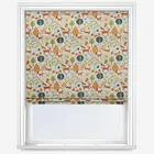Scandi Woodland Burnt Orange Roman Blind