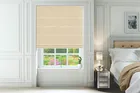 Sinatra Light Gold - Floral Roman Blind