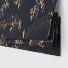 Sara Miller Birds & Gate Deep Navy Motorised Blinds Uk