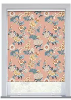 Jl X Sanderson Boxwood Avocado Pink/caneel Blackout Roller Blind