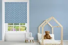 Cath Kidston Button Spot Blue - Designer Roller Blind