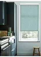 Ripple Sea Blue Roller Blind
