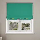 Sara Miller Flamingo Border Green Blinds Uk