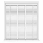 True White Grain With Tapes Eco-wood Motorised Blinds Uk