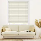 35mm Antique Cream Wooden Blinds