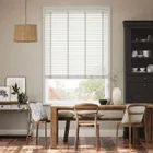 Birch Bark & Chevron Stucco Faux Wood Blind - 50mm Slat