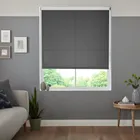 Insta Fit No Drill Azalea Sheer Noir Roller Blinds - Fit In 30 Secs