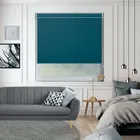 Bedtime Rich Teal Pelmet Roller Blind