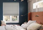 Menton Stone Grey - Twist&fit Roman Blind