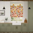 Choices Dahlia & Chrysanthemum Yellow Roller Blind
