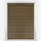 Lusso Burnished Oak With Tapes Wooden Venetian Blind