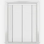 Dalby Pure White With Steel Tapes Wooden Venetian Blind
