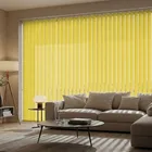 Polaris Chartreuse Light Filtering Vertical Blinds