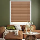 35mm Honey Wooden Blinds