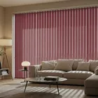 Polaris Wine Light Filtering Vertical Blinds