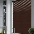 Dark Walnut Wooden Venetian Blinds