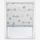 Sophie Allport Spring Cottage White Roman Blind