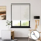 Seclusion Xl Frost 230vac Electric Privacy Roller Blinds