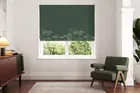 Ted Baker Rhapsody Green - Designer Roman Blind