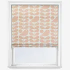 Orla Kiely Early Bird Pale Rose Roman Blind