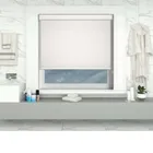 Shower Safe White Pelmet Roller Blind