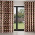 Orla Kiely Multi Stem Pink & Red Wave Curtain Blinds Uk