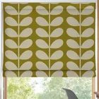 Orla Kiely Jumbo Solid Stem Made To Measure Roman Blind Seagrass