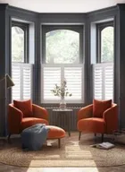 Silk White Caf Style Shutter